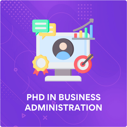 PHD in business administration.